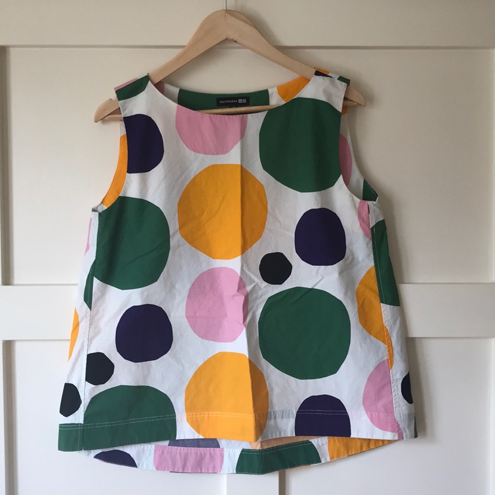 Marimekko for Uniqlo polka dot tank
